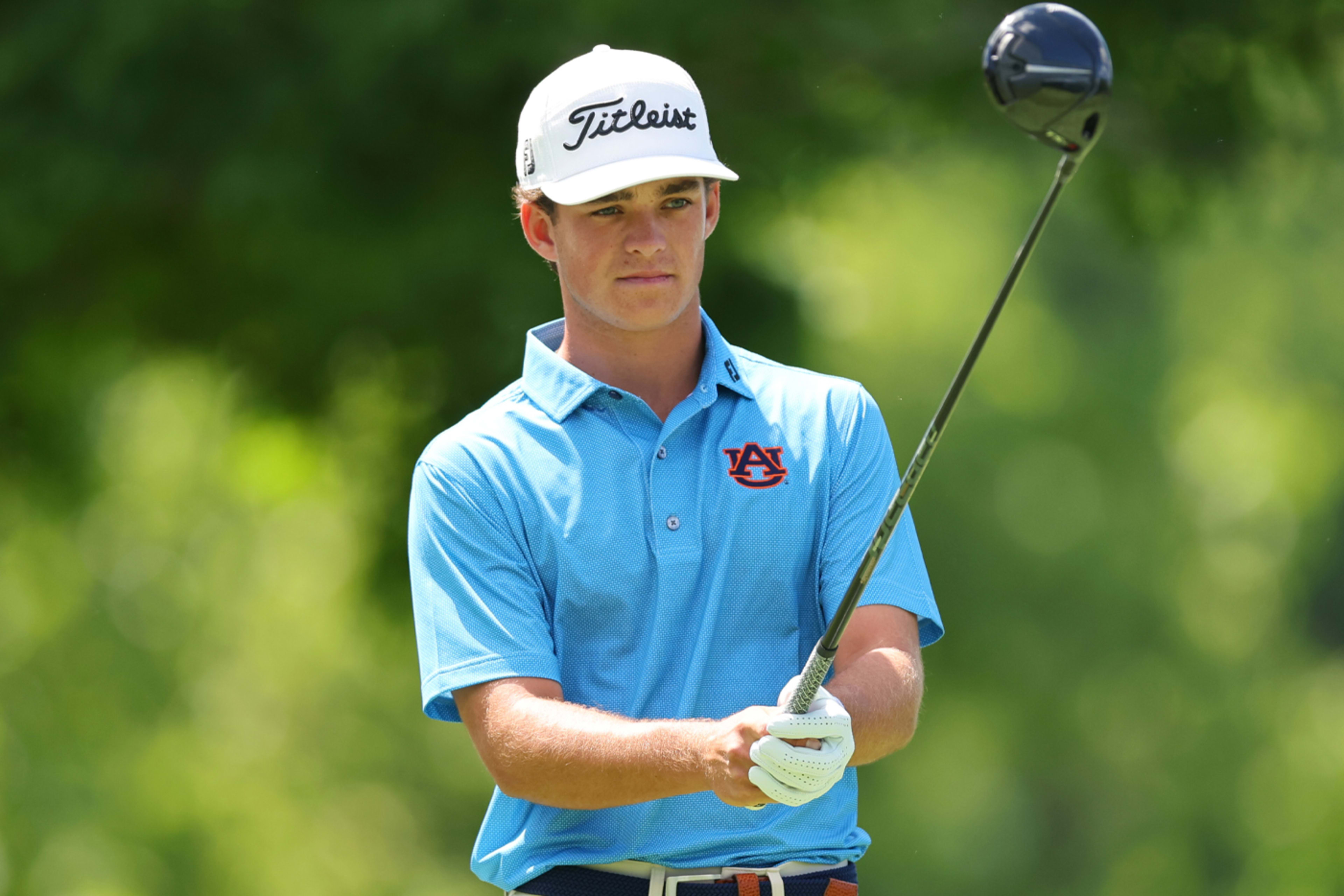 Auburn freshman Jackson Koivun makes cut at the Memorial in PGA TOUR debut, one step closer to earning card